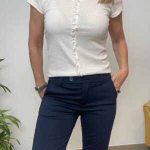 Pantalón tobillero azul marino
