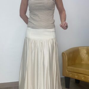 Falda Sáhara crudo