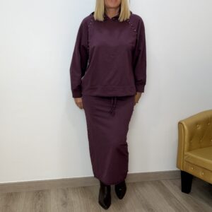 Conjunto tachuelas Burdeos