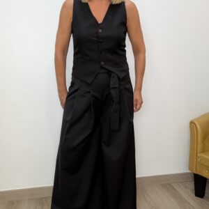 Pantalón Culotte lazo negro